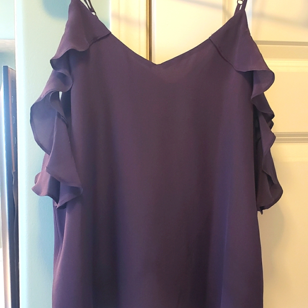 Royal Project - Arianne Ruffle Cold Shoulder Silk